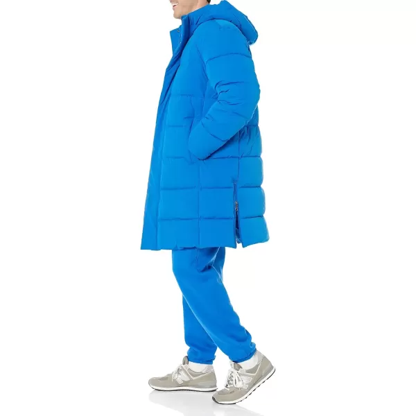 imageAmazon Essentials Mens Hooded Long Puffer CoatBright Blue