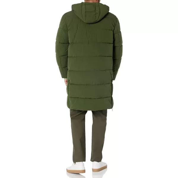 imageAmazon Essentials Mens Hooded Long Puffer CoatDark Olive