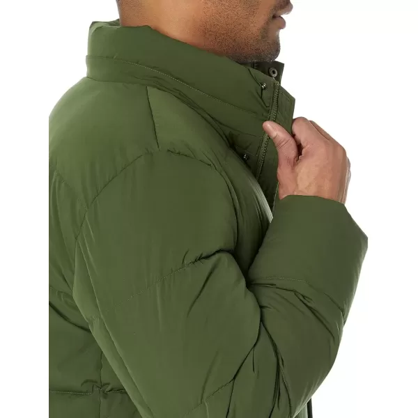 imageAmazon Essentials Mens Hooded Long Puffer CoatDark Olive