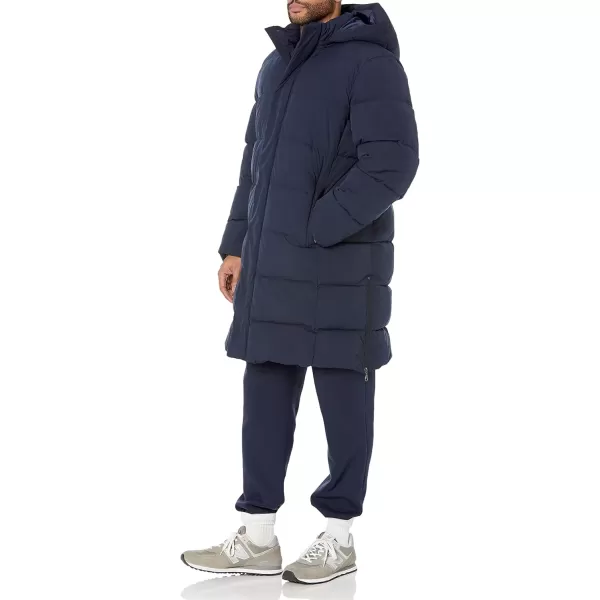 imageAmazon Essentials Mens Hooded Long Puffer CoatNavy