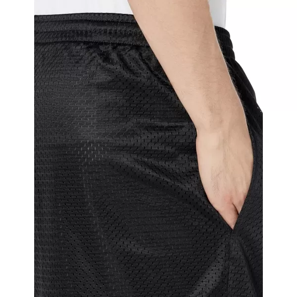 imageAmazon Essentials Mens LooseFit Mesh Basketball Short MultipacksBlack