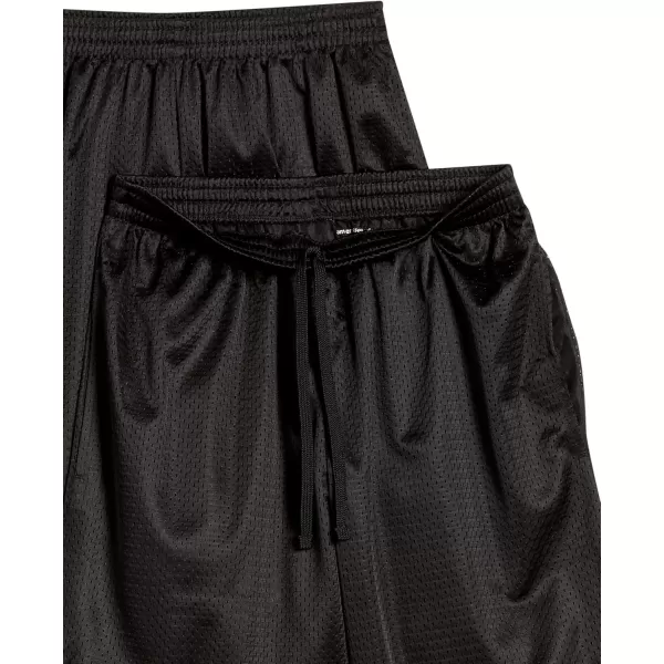 imageAmazon Essentials Mens LooseFit Mesh Basketball Short MultipacksBlack