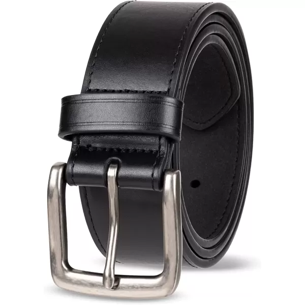 imageAmazon Essentials Mens Raw Edge Jeans BeltBlack