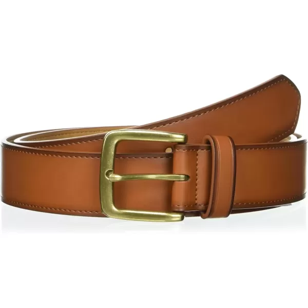 imageAmazon Essentials Mens Raw Edge Jeans BeltDark Brown