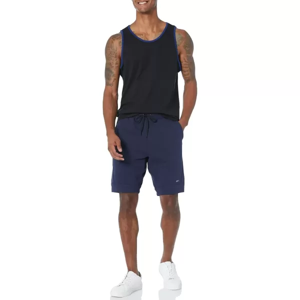 imageAmazon Essentials Mens Tank Top RegularFit UndershirtBlackBlue