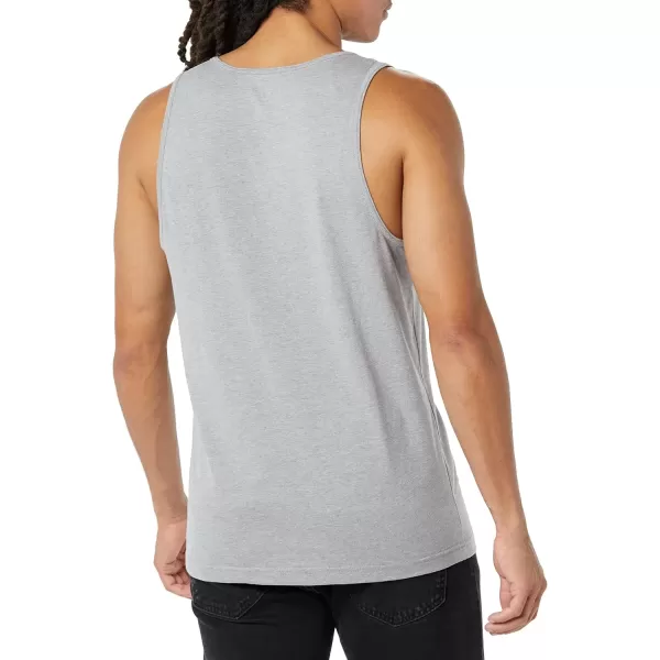 imageAmazon Essentials Mens Tank Top RegularFit UndershirtLight Grey Heather