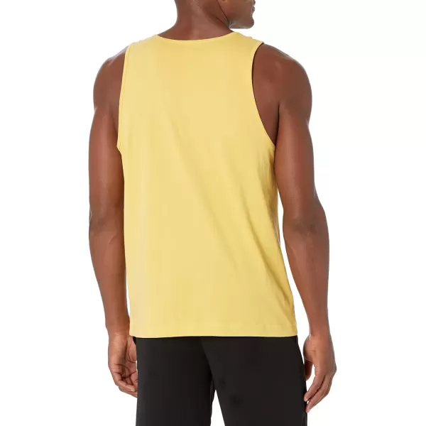 imageAmazon Essentials Mens Tank Top RegularFit UndershirtYellow