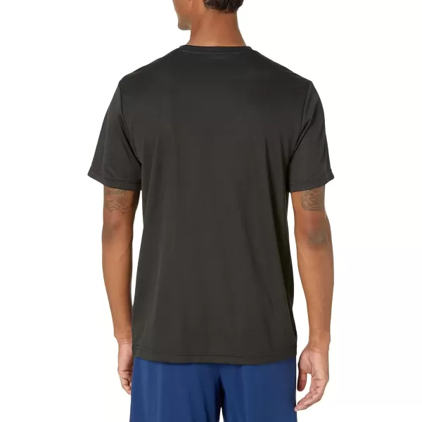 imageAmazon Essentials TShirts for Men Active Performance Tech Available in Big ampamp Tall Pack of 2Black