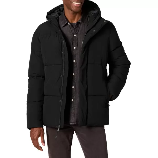 imageAmazon Essentials Mens MidLength Hooded Puffer Coat Available in Big ampamp TallBlack