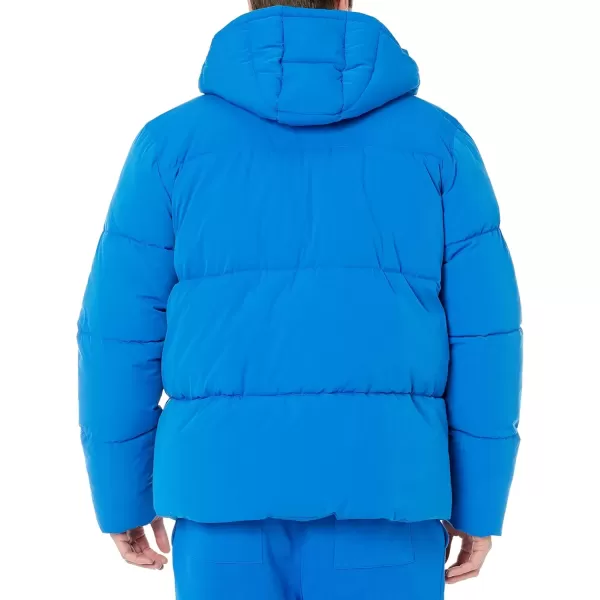 imageAmazon Essentials Mens MidLength Hooded Puffer Coat Available in Big ampamp TallBright Blue