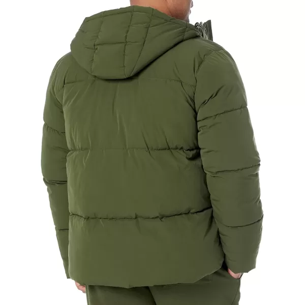 imageAmazon Essentials Mens MidLength Hooded Puffer Coat Available in Big ampamp TallDark Olive