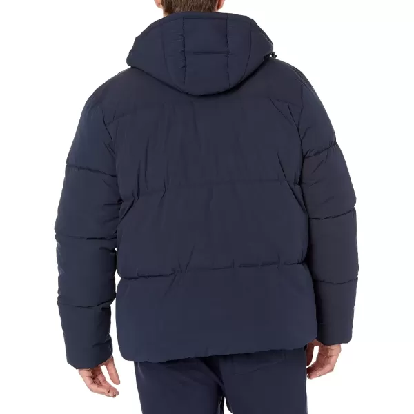 imageAmazon Essentials Mens MidLength Hooded Puffer Coat Available in Big ampamp TallNavy