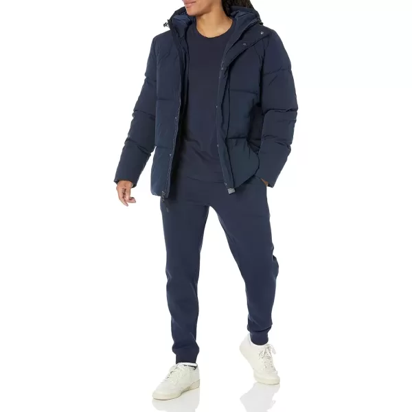 imageAmazon Essentials Mens MidLength Hooded Puffer Coat Available in Big ampamp TallNavy