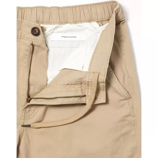 imageAmazon Essentials Mens Pants Chinos StraightFit JoggerKhaki Brown