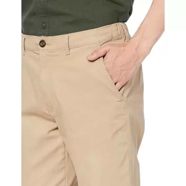 imageAmazon Essentials Mens Pants Chinos StraightFit JoggerKhaki Brown