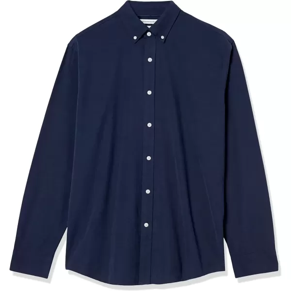 imageAmazon Essentials Mens RegularFit Long Sleeve Oxford ShirtNavy