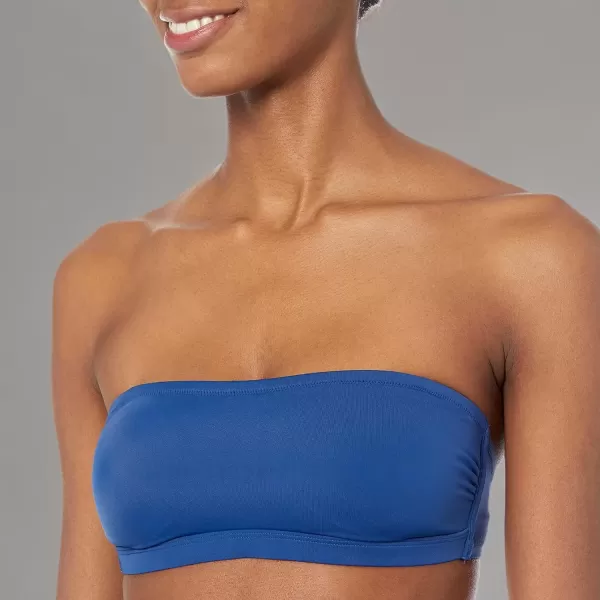 imageAmazon Essentials Womens Bandeau Swimsuit Top Available in Plus SizeDeep Blue