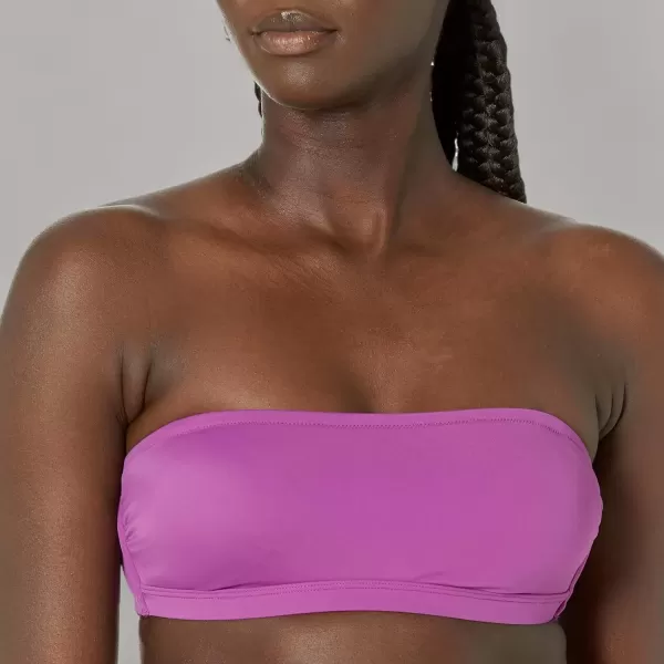 imageAmazon Essentials Womens Bandeau Swimsuit Top Available in Plus SizeViolet