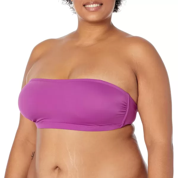 imageAmazon Essentials Womens Bandeau Swimsuit Top Available in Plus SizeViolet