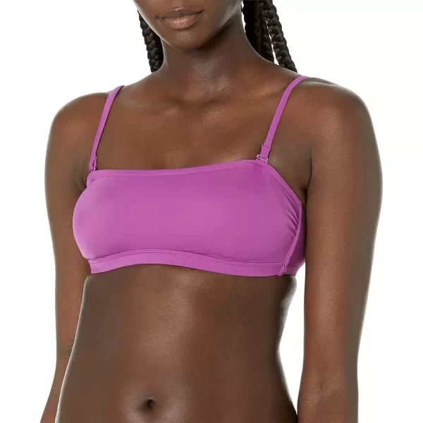 imageAmazon Essentials Womens Bandeau Swimsuit Top Available in Plus SizeViolet