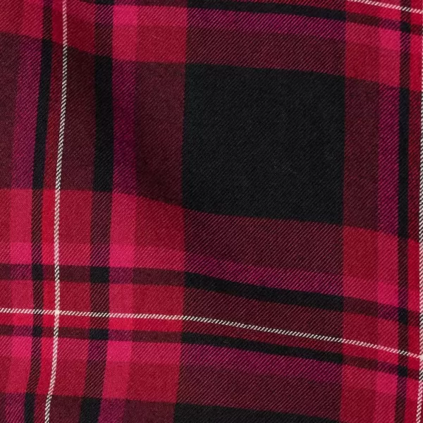 imageAmazon Essentials Womens ClassicFit LongSleeve Lightweight Plaid Flannel ShirtBlack Pink Chelsea Tartan