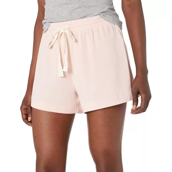 imageAmazon Essentials Womens Lightweight Lounge Terry Pajama ShortsLight Pink