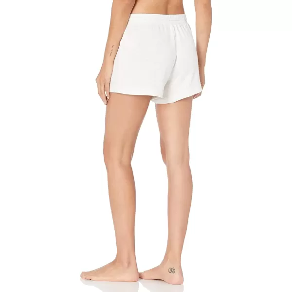 imageAmazon Essentials Womens Lightweight Lounge Terry Pajama ShortsWhite Space Dye