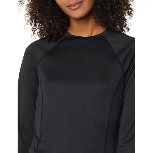 imageAmazon Essentials Womens Rash Guard Long Sleeve Sun ProtectionBlack