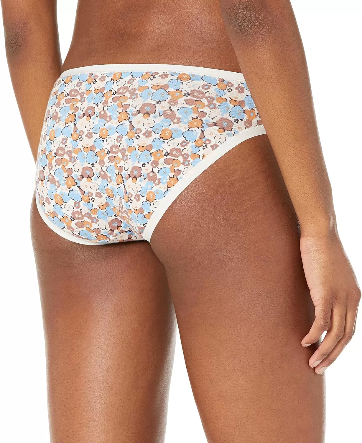 imageAmazon Essentials Womens Cotton Bikini Brief Underwear Available in Plus Size Pack of 10MulticolorDitsy FloralDotsFloral