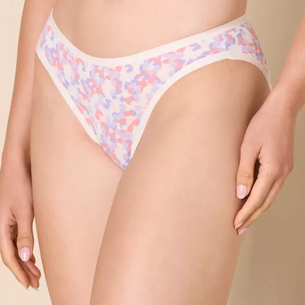 imageAmazon Essentials Womens Cotton Bikini Brief Underwear Available in Plus Size Pack of 10CheckedDitsy FloralFloralMulticolor