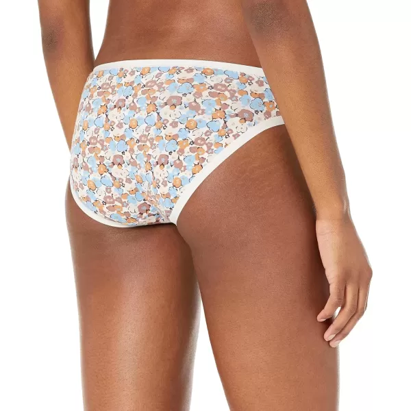 imageAmazon Essentials Womens Cotton Bikini Brief Underwear Available in Plus Size Pack of 10MulticolorDitsy FloralDotsFloral