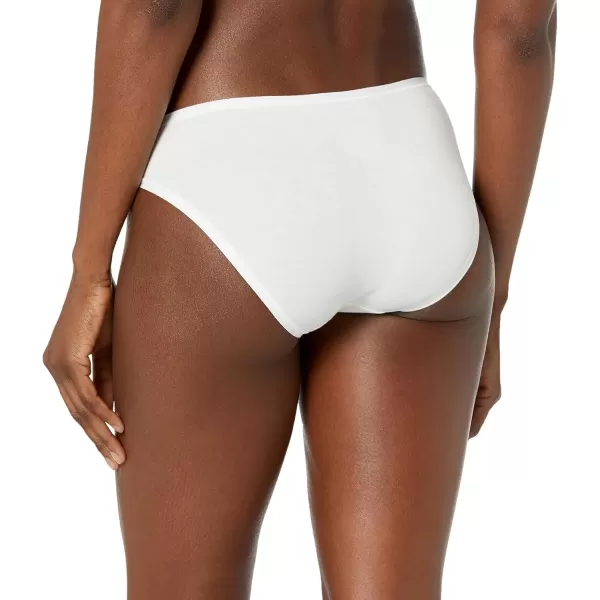 imageAmazon Essentials Womens Cotton Bikini Brief Underwear Available in Plus Size Pack of 10White