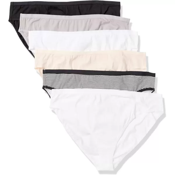 imageAmazon Essentials Womens Cotton High Leg Brief Underwear Available in Plus Size MultipacksBasic Colors