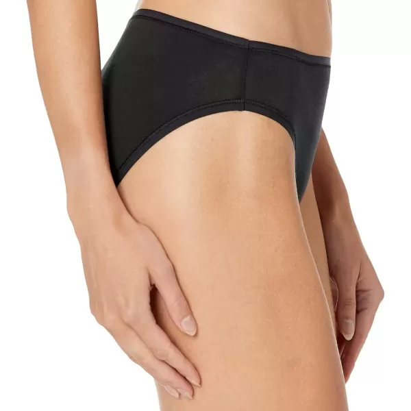 imageAmazon Essentials Womens Cotton High Leg Brief Underwear Available in Plus Size MultipacksBlack