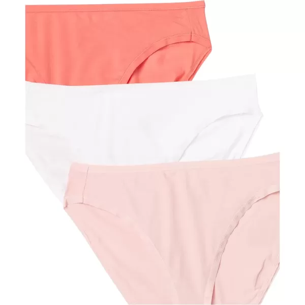 imageAmazon Essentials Womens Cotton High Leg Brief Underwear Available in Plus Size MultipacksPretty Color Pops