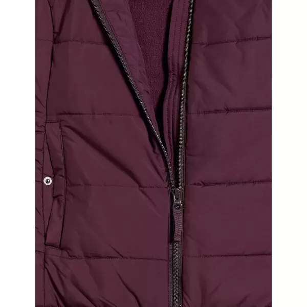 imageAmazon Essentials Womens MidWeight Puffer Vest  Discontinued ColorsBurgundy