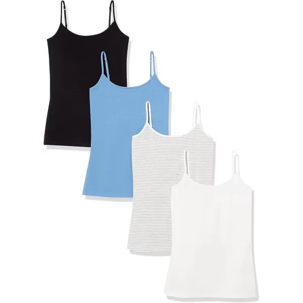 Black/Blue/Grey Stripe/White