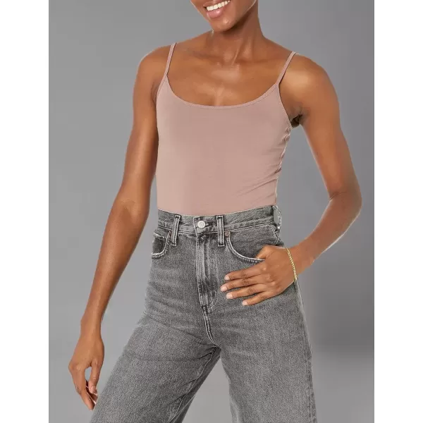 imageAmazon Essentials Womens SlimFit Camisole Pack of 4BlackDark TaupeEspressoWhite