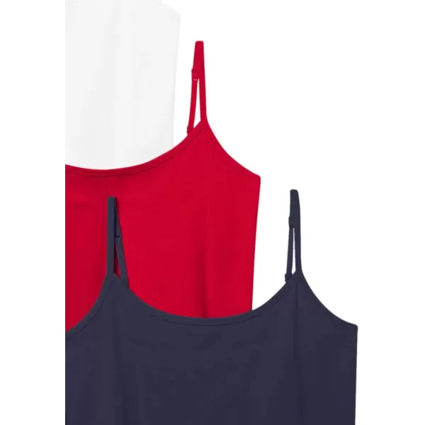 imageAmazon Essentials Womens SlimFit Camisole Pack of 4BlackNavyRedWhite