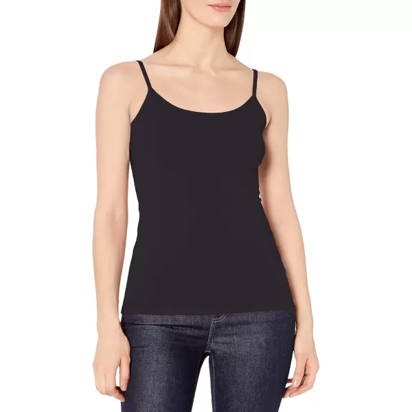 imageAmazon Essentials Womens SlimFit Camisole Pack of 4BlackNavyRedWhite