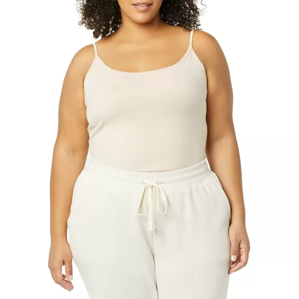 imageAmazon Essentials Womens SlimFit Camisole Pack of 4BlushBrownDark BrownDark Camel