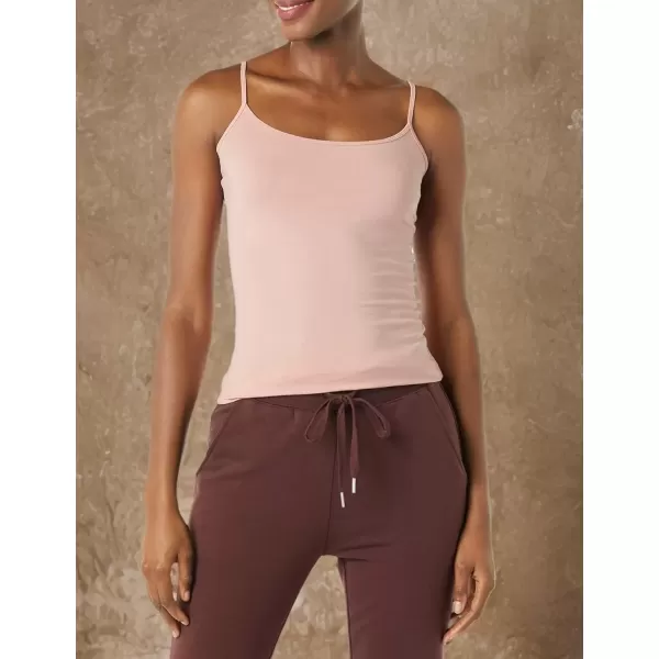 imageAmazon Essentials Womens SlimFit Camisole Pack of 4CamelChocolateLight BeigeLilac