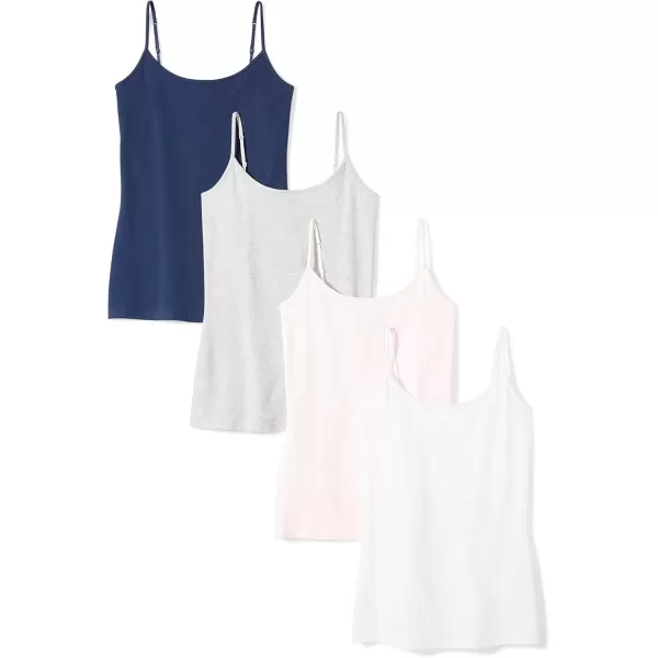 Dark Blue/Light Grey Heather/Pale Pink/White
