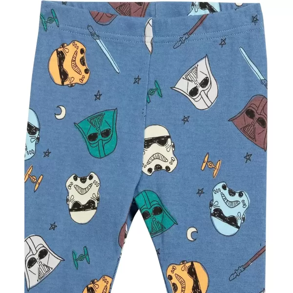 imageAmazon Essentials Disney  Marvel  Star Wars Boys and Toddlers SnugFit Cotton Pajama Sleepwear Sets Multipacks3piece Star Wars Navy Rule the Galaxy Set