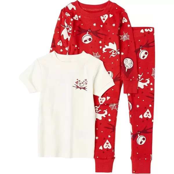 imageAmazon Essentials Disney  Marvel  Star Wars Boys and Toddlers SnugFit Cotton Pajama Sleepwear Sets MultipacksNightmare Valentine  Kids