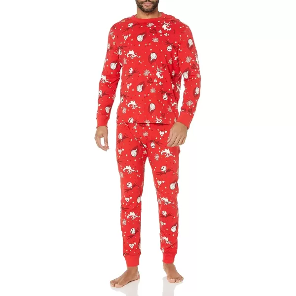 imageAmazon Essentials Disney  Marvel  Star Wars Mens SnugFit Pajama Sleep SetsNightmare Valentine  Mens Snug Fit