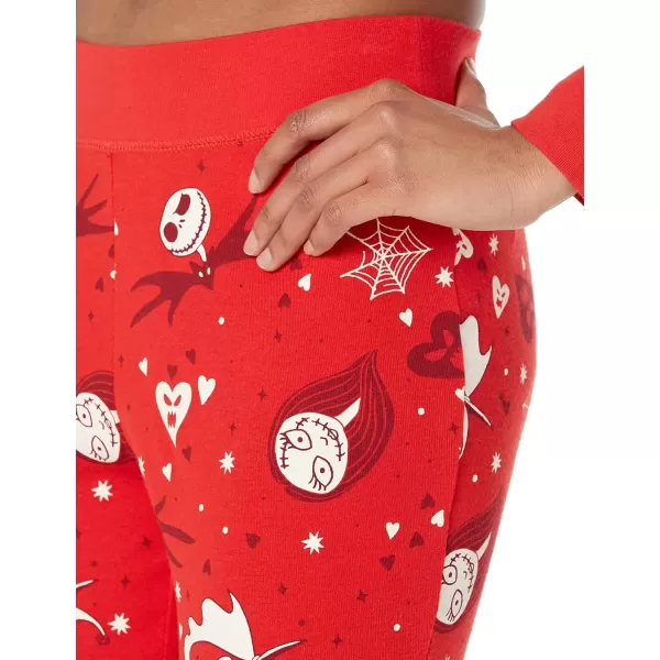 imageAmazon Essentials Disney  Marvel  Star Wars Womens SnugFit Cotton Pajama Sleepwear SetsNightmare Valentine  Womens Snug Fit