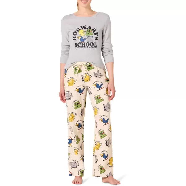 imageAmazon Essentials Harry Potter Womens Flannel Pajama Sleep SetsHarry Potter Hogwarts  Womens