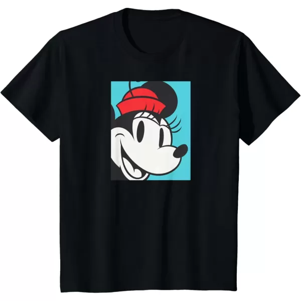 imageAmazon Essentials Mens Minnie Boxed Portrait TShirt Black SmallBlack