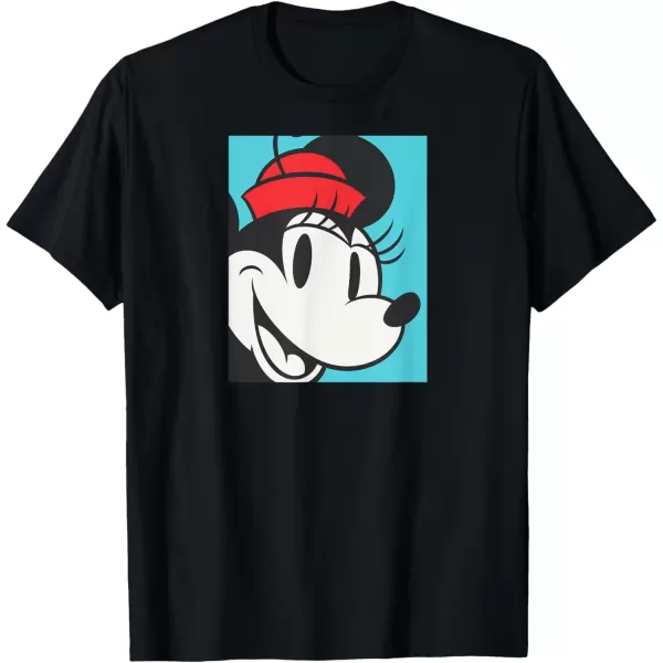 imageAmazon Essentials Mens Minnie Boxed Portrait TShirt Black SmallBlack